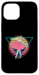 Coque pour iPhone 15 Ballerine rétro futuriste Synthwave Vaporwave Ballet Pop