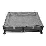 Underbed Storage Containers Space Saving 4 Universal Wheels Under Bed Storage