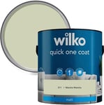 WILKO QUICK ONE COAT EMULSION MATCHA MATCHA (311) MATT FINISH