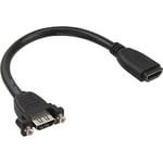 InLine 17500S HDMI Adaptor Cable for Installation HDMI A Female/Female 0.6 m