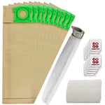 Service Kit 10 Dust Bags & Filters for SEBO X1 X1.1 X2 X3 X4 X5 Extra Pet Vacuum