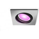 Philips Hue White and Color Ambiance Centura infälld smart belysning, aluminium, 1 x 4.2W, GU10