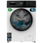 Cecotec Lave-Linge 9Kg Chargement Frontal Bolero Dresscode 9410 Inverter A. 1900W, 1400 tr/min Réglable, 16 Programmes, Faible Consommation d'Énergie, Vapeur, Stérilisation du Linge