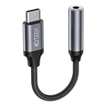 Tech-Protect USB-C To Mini Jack (3.5mm) Adapter - Svart