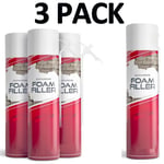 Expanding Foam Filler – Ready-to-Use Waterproof Caulk for Walls & Gaps 3 PACK