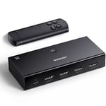 UGREEN HDMI Switch 4K@60Hz, HDMI Splitter 3 in 1 Out Supports HDR10, Dolby Atmos and HDCP 2.2, HDMI Switch with Remote Compatible with PS5/4, Xbox, Skybox, Blu-Ray, TV, Monitor, Projector