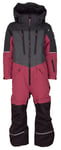 Lindberg Kids' Alpine Winter Overall Black/Cerise, 110