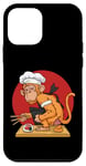 Coque pour iPhone 12 mini Sushi Chef Singe Cuisine japonaise drôle