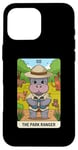 iPhone 16 Pro Max Baby Pgymy Hippo Tarot Card The Park Ranger Hippopotamus Case