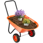 VEVOR Brouette à 2 Roues 25,4 cm Chariot de Jardin Capacité de Charge 180 kg