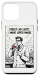 Coque pour iPhone 12 mini Funny Science Lab Safety Blague Super Powers Chimiste Nerdy