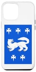 Coque pour iPhone 14 Pro Max Drapeau de l'Ostrobotnie centrale de la Finlande