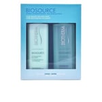 Biosource Duo Pnm Biotherm -setti naisille: meikinpoistoaine, 400 ml + kasvovesi, 400 ml