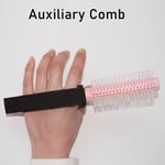 Handicapped Auxiliary Comb Portable Plastic Handle Comb Hair Brush For Elder SG5