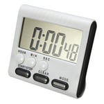 Tlily - Minuterie d'oeuf numerique / Minuterie de cuisine avec une alarme sonore, fonction haut et bas, support magnetique, Noir