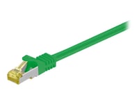 Goobay - Patch-Kabel - Rj-45 (Hane) Till Rj-45 (Hane) - 50 Cm - Sftp, Pimf - Cat 7 - Formpressad - Grön