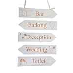 Neviti To Have And To Hold Wedding Signs, Paper, Ivory, 42 x 10 x 0.1 cm