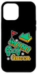 Coque pour iPhone 13 Pro Max Mini joueur de golf pour femme et fille