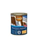 Xyladecor - Lasure Protectrice pour Bois Extérieur - Volets, Portails, Portes, Fenêtres - Couleur : Satin Chêne Clair - Quantité : 1 L