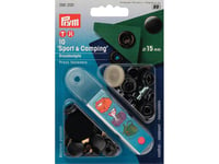 Prym Sport&Camp Trykknapper Sort, 390200