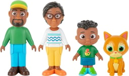 CoComelon JWC0222 4 Figure Pack-Codys Family