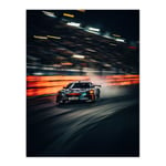 Sports Car Challenge Motorsport Racing Circuit For Him Man Cave Artwork Unframed Wall Art Print Poster Home Decor Premium