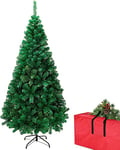 AcornSolution Sapin de Noël Artificiel de 1,8 m de Haut de Gamme pour la Maison, Le Bureau, Les fêtes, la décoration intérieure et extérieure 723 Branches avec Sac de Rangement Gratuit