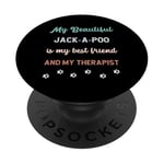 Jack-A-Poo Jackapoo Chien Papa Maman Ami et Thérapeute PopSockets PopGrip Adhésif