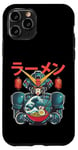 Coque pour iPhone 11 Pro Ramen japonais Mecha Robot géant La grande vague Anime