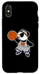 iPhone X/XS Basketball Panda Bear Slam Dunk Funny Kids Sports Exercise Case