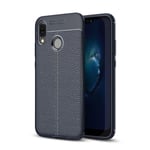 huawei Huawei Nova 3e Leather Texture Case Navy