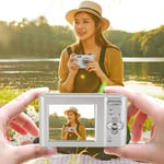 Digital Camera For Teens Kids 2.7K 48MP HD 2.4in Color Screen 8X Digital Zoo Set