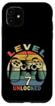 Coque pour iPhone 11 Niveau 7 Débloqué Funny Kids 7th Birthday Gamer