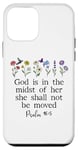 Coque pour iPhone 12 mini God is in the Midst of Her She Will Not Be Moved Psalm 46:5