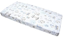 Medi Partners Fitted Sheet 60x120 cm 100% Cotton Baby Bed Linen Baby Mattress Sleeping Bag Cot Baby Cot