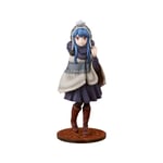 Laid-Back Camp - Statuette 1/7 Rin Shima Lake Shibire Camping Ver. 22 Cm