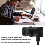 USB C Webcam Fixed Focus Built In Microphone 1080P 1.5m USB C Camera For WIN 7 8