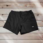 Hugo Boss Luc Black Patch Logo Swim Shorts Trunk Beachwear XXL 36-38 “ W RRP £79