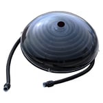 Interline Chauffage Solaire Piscine Dome, 5 l, 7000 l Noir