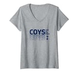 Tottenham Hotspur Football Club Come On You Spurs COYS Logo V-Neck T-Shirt