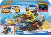 Hot Wheels Monster Trucks Arena Smashers Mega-Wrex vs Crushzilla Playset