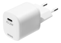 Deltaco Väggladdare USB-C 20 W - Nätadaptrar