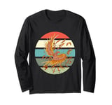 Phoenix bird flames wings rebirth strength vibrant mythical Long Sleeve T-Shirt