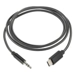 USB C to 3.5mm Audio Aux Jack Cable Type C Adapter to 3.5mm TRS Cord 3.3ft Black