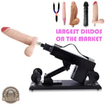 3XLR Sex Machine Huge Large Very Big Thrusting Dildo Attachment Unisex Sex Toy