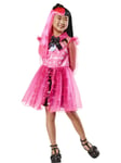 Girls Monster High Draculaura Vampire Fancy Dress Deluxe Kids Tween Costume