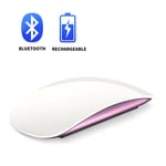 Souris de jeu sans fil Bluetooth Magic 2 PC,silencieuse,aste,laser,design ergonomique,tactile pour Macbook Air Pro m1 Bali,ordinateur portable - Type Rose Gold