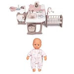 Smoby - Baby Nurse - Grande Maison des Bébés - Cuisine + Salle de Bain + Chambre - Pliable et Transportable - 220376 + Smoby - Baby Nurse - Bébé d'amour - 32cm - Dès 2 Ans - 220103