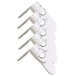 Serrures de sécurité pour bébé MELLock,armoire à main anti-pincement,serrure de réfrigérateur blanche,protection des enfants - Type C13 white 5 pcs