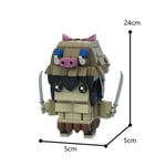 Moc Japan Action Figuuri Demon Slayered Brickheadz Klassinen Anime Tanjirou Nezuko Hashibira Kyoujurou Model Building Block Lelupoika